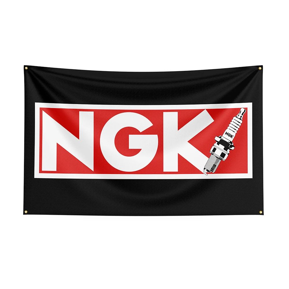 

3x5 NGK Flag Polyester Printed Car Parts Banner For Decor -ft Flag Decor,flag Decoration Banner Flag Banner
