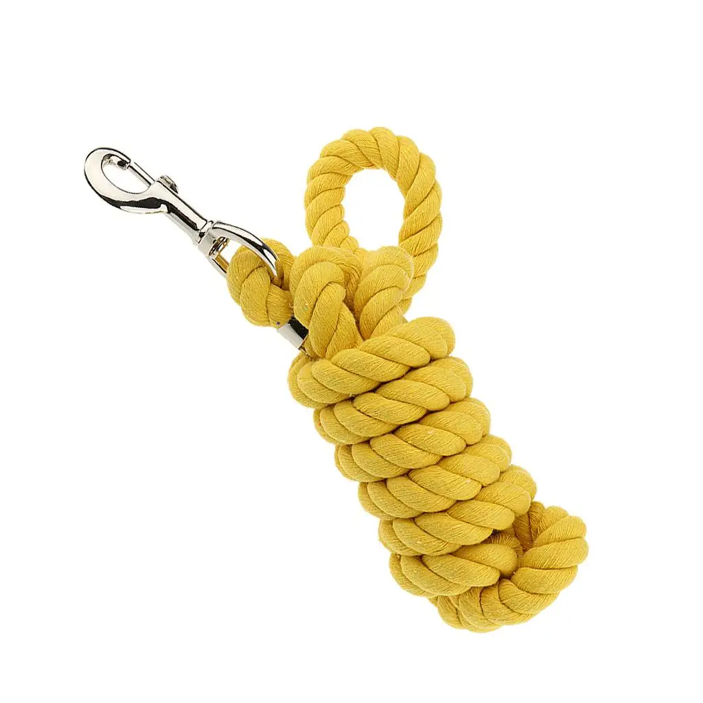 Horse Pony Plaited Ropes Halters Cotton Weave Rein Many Colors to Choose 6