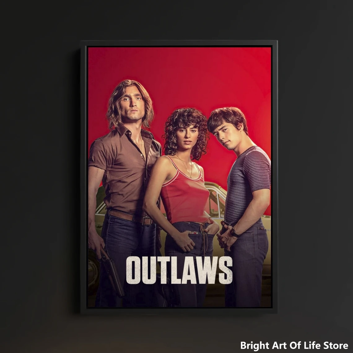 

Outlaws (2021) Movie Poster Star Actor Art Cover Canvas Print Decorative Painting (No Frame)