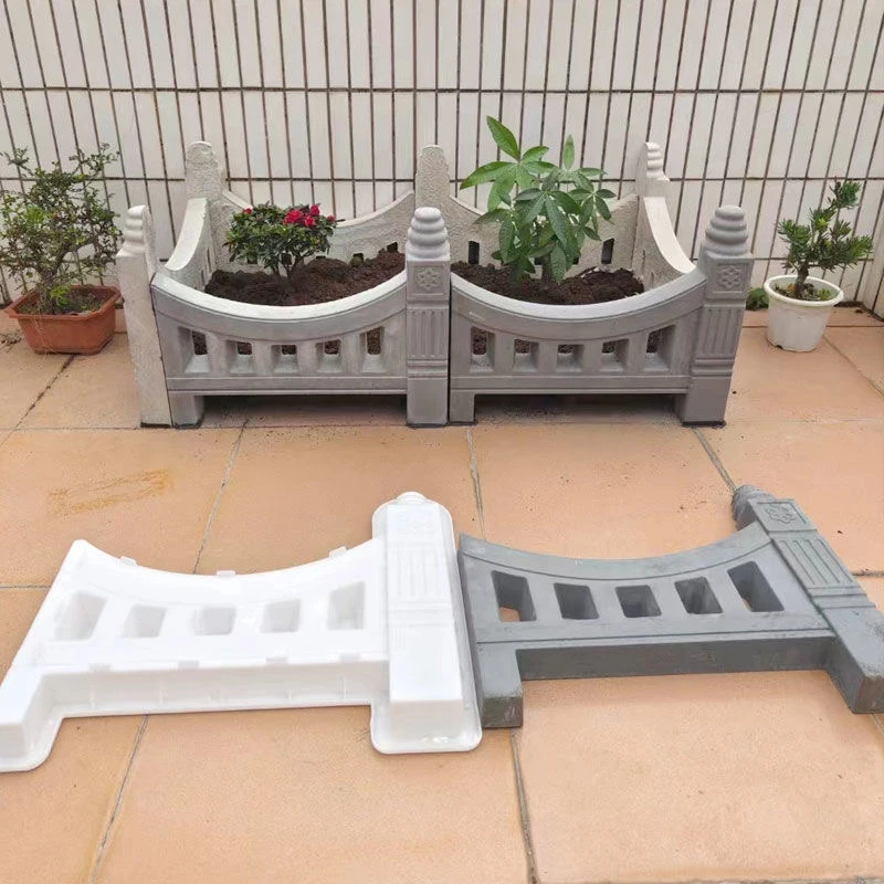 Antique Style Flower Pond, Flower Bed, Fence, Cement Mold, Courtyard, Vegetable Garden Renovation, European Style Fence