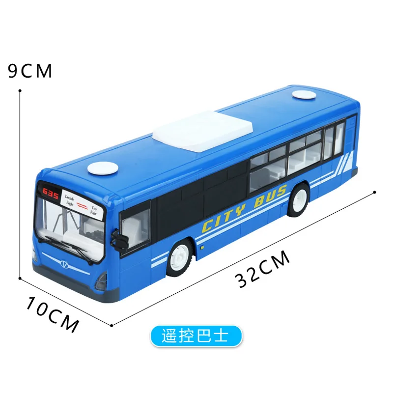 efaso RC Bus E635-003 1:32 2,4GHz realistischer Stadtbus mit Licht, Sound, Hupe und beweglichen Türen in BLAU