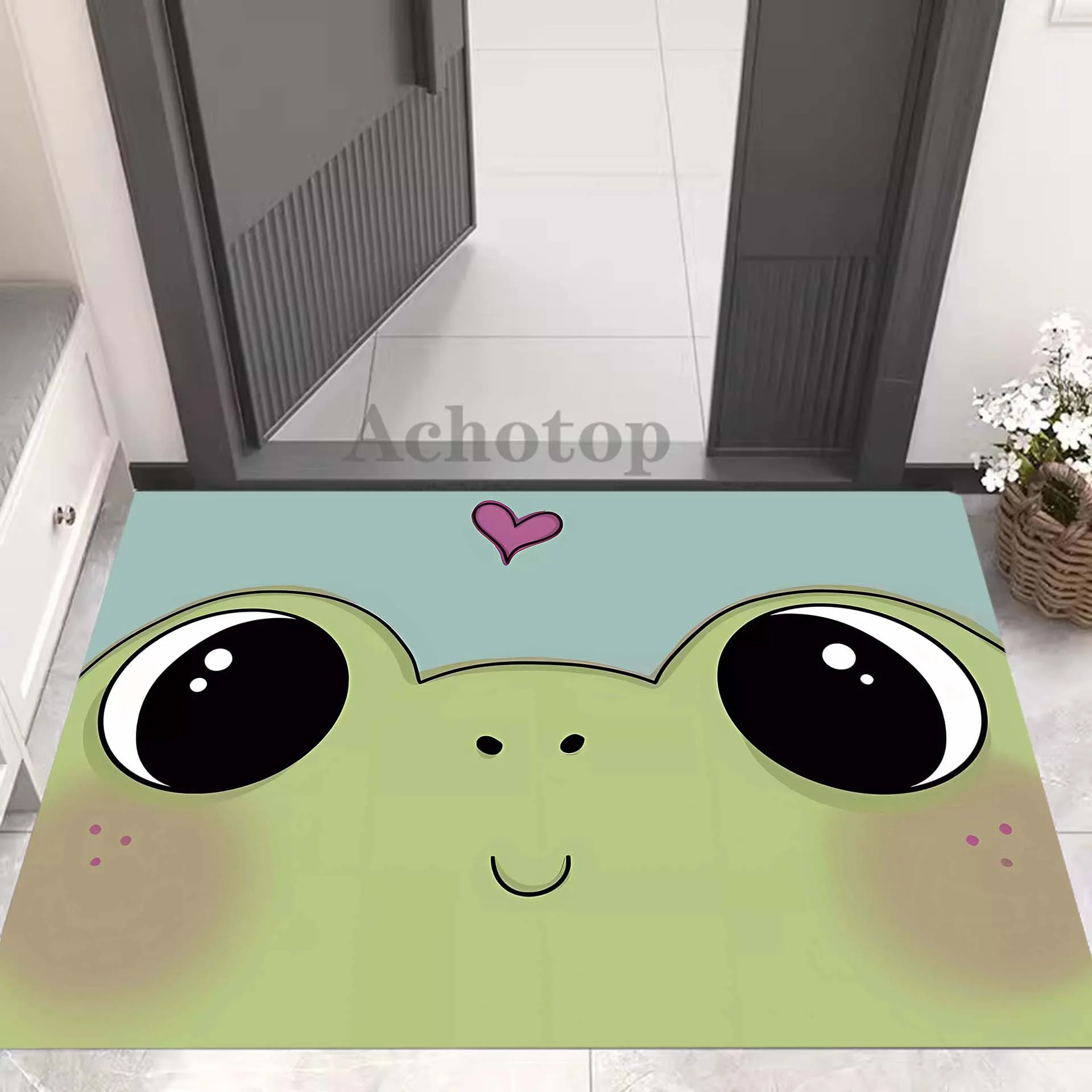 

Diatom Door Mat Cartoon Animal Carpet Bedside Large Area Rugs Home Decoration Entrance Door Anti-slip Mat Bedroom Mat Entry Door