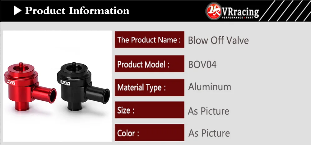 PQY-NEUE RÜCKFÜHRUNG BOV FÜR 2015-2017 SUBARU WRX EINSTELLBARE BLOW OFF VENTIL KIT PQY-BOV02 – Detail 1