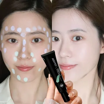 Primer per trucco viso BB Cream Contorno Colore Isolamento Copertura Cicatrici da acne rosse Barriera Fondotinta impermeabile Crema base per trucco naturale
