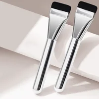 Pinceau de fond de teint Ultra fin, léger et fin, pour Contour du visage, plat, mélange de fond de teint, crème, pinceaux de maquillage 6