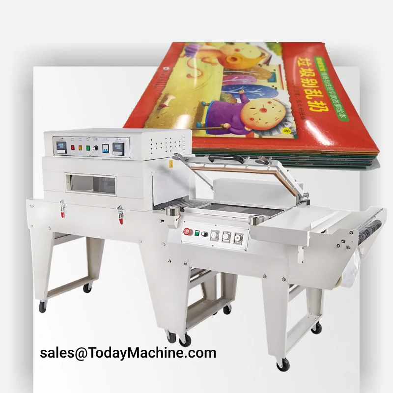 

BS Semi-Auto PP/PE Film Heat Shrink Packaging Machine,film plastic bottle wrapper, heat shrink packing machine