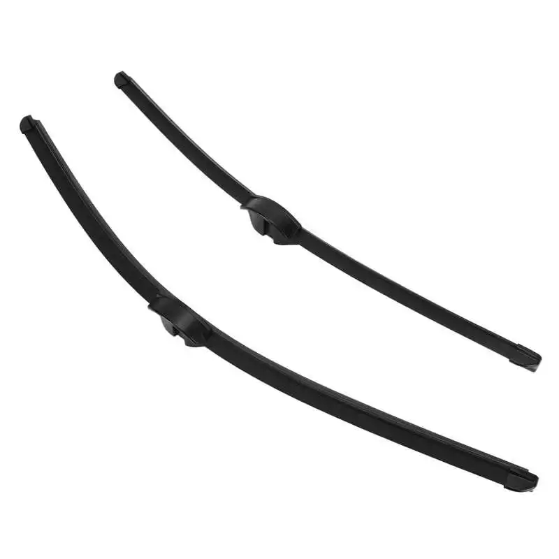 Wiper Blades Set Black Front 22in 19in Low Noise Windshield Wiper Blade