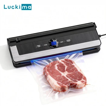 Automatic Vacuum Sealer Machine for Home & Commercial Use Dry & Wet Food Packaging & Preservation Built-in Bag Cutter 5mm Seal 1