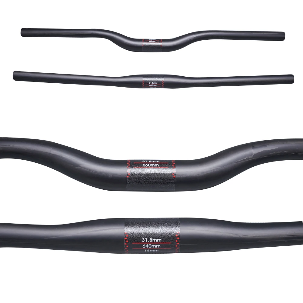 

Mtb Carbon Handlebar Bicycle UD Handlebar 31.8*580-720/740/760mm Matt Black Handlebars For Mountain Bike Accessories