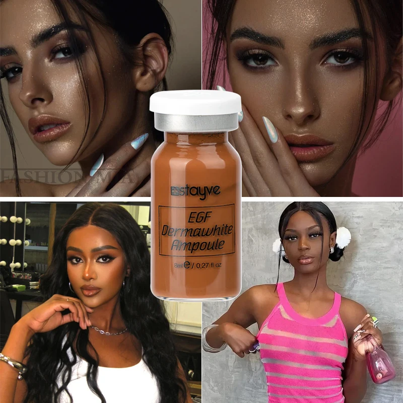 Stayve BB Cream Glow Dark Skin Foundation Kit Niacinamide/Peptides Brighten Concealer More Suitable For Black Women Skin Care