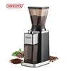 Cafelffe-Electric Smart Burr Mill, Coffee Bean Grinder with 48 Grind Settings, Fully Automatic Grinder, Adjustable Grinding 1