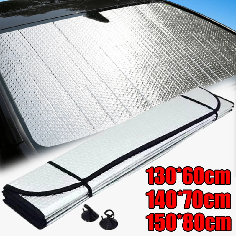 Car Sun Shades Cover Anti-UV Protection Car Window Sunshades Foldable Outdoor Windshield Sunshade Auto Exterior Accessories