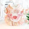 Dog Dress Puppy heart shape Winter cotton warm Clothes Clothing thickened Skirt for Small Medium Dogs Apparel Pet cat Supplies 1 Skirt for Dogs