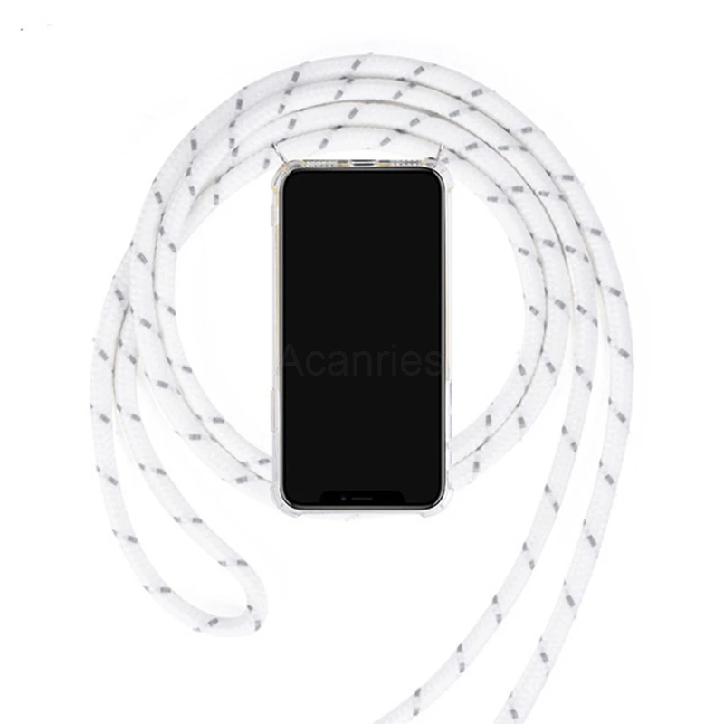 Necklace Crossbody Strap Lanyard Cord Case with Soft Back Cover
