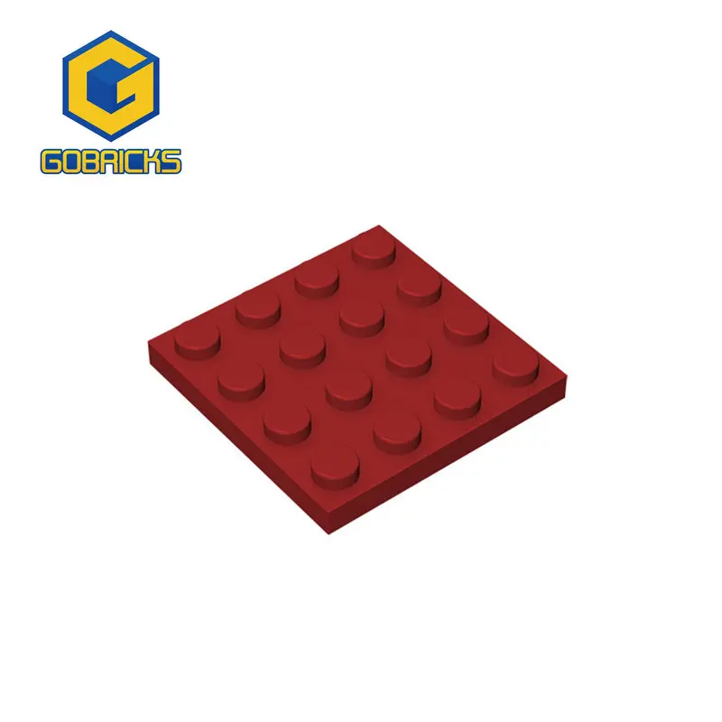 Gobricks 10Pcs Assembleert Deeltjes 3031 4X4 Dots Cijfers Bricks Voor Bouwstenen Onderdelen Educatief Creatieve Compatibel Merk