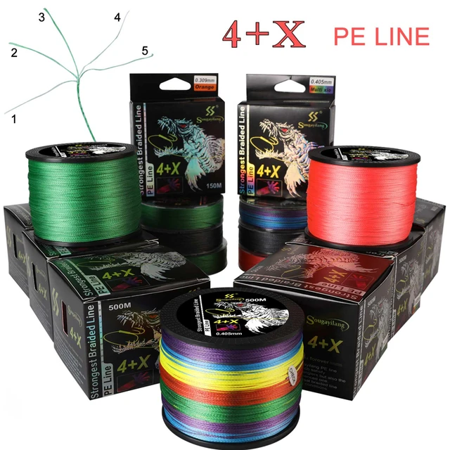 Super Strong 500M 8 Strands Braided Fishing Line Multifilament PE