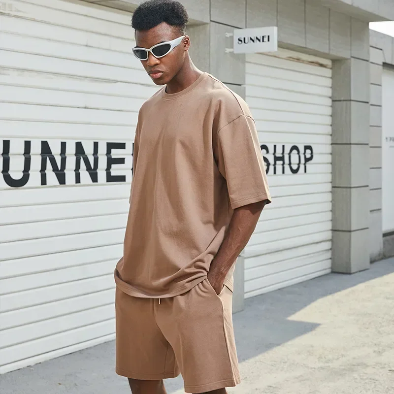 Casual summer T-shirt and short set for men | Ryan