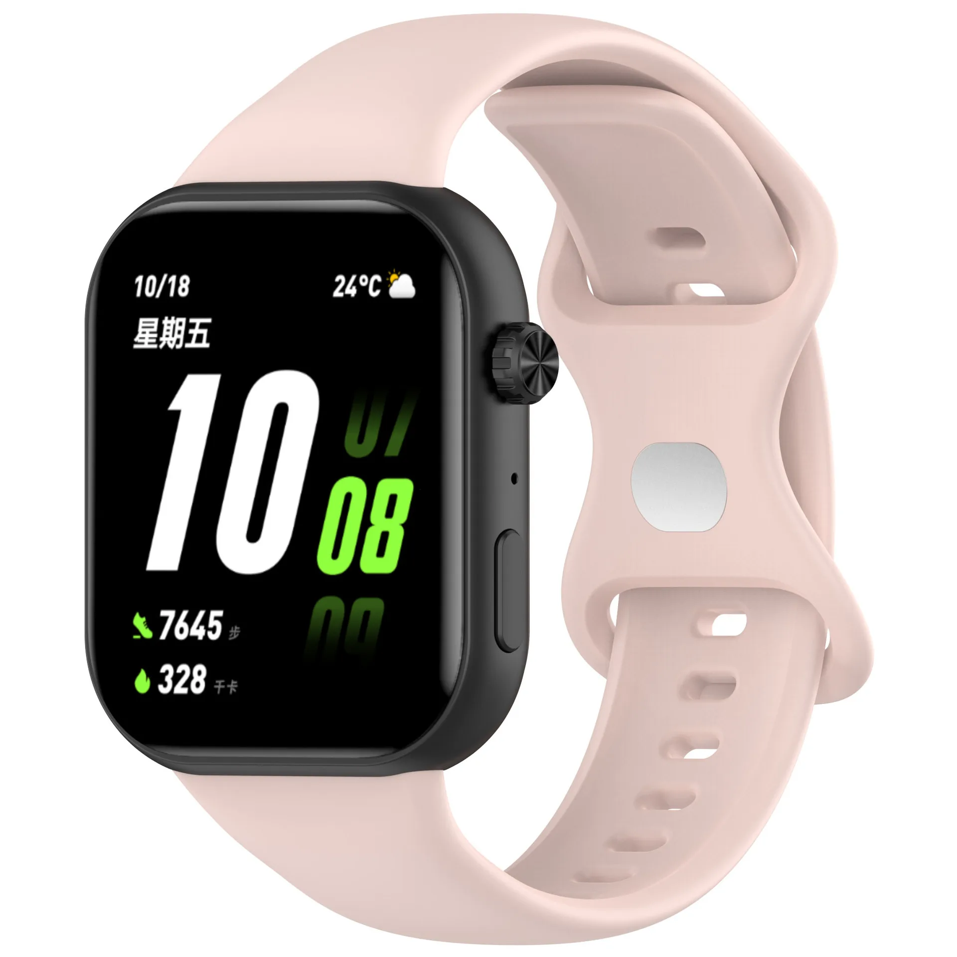 Sport Silicone Smartwatch Strap - Durable and Comfortable Wristband for Active Lifestyles
