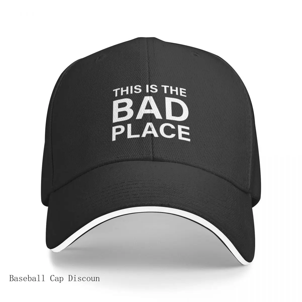 

New This Is The Bad Place (Black) Bucket Hat Baseball Cap Sunscreen Bobble Hat Caps For Women Men's
