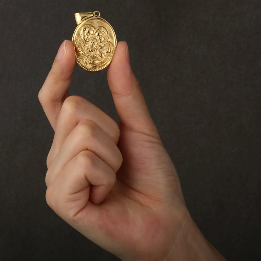 Holy Family Pendant Necklace 2