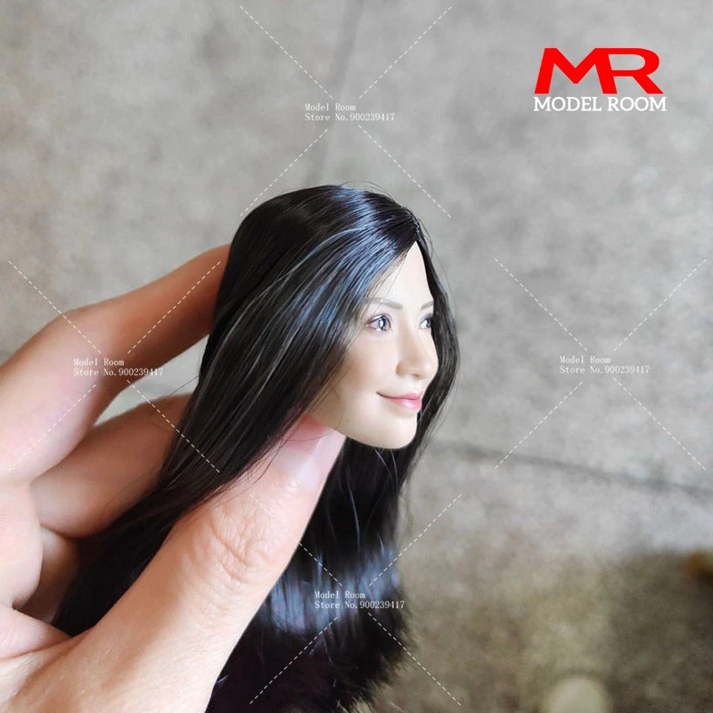 1/6 アジア人女性ヘッドC（Black Long Staight Hair） 1/6 アジア人女性ヘッドC（Black Long Staight Hair） Amazon