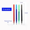 10pcs/lot 0.5/0.7mm Large Capacity Erasable Refills Multicolor Replaceable Refills Office Writing Accessories Student Stationery 6