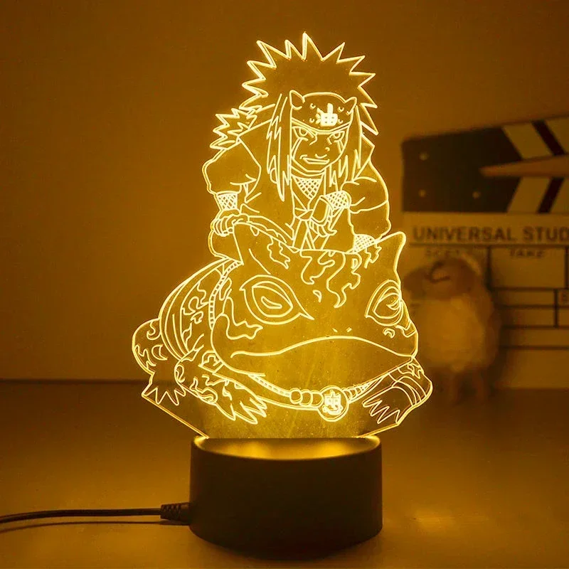 3D LED Night Light - Anime Naruto Characters Action Figure Collection