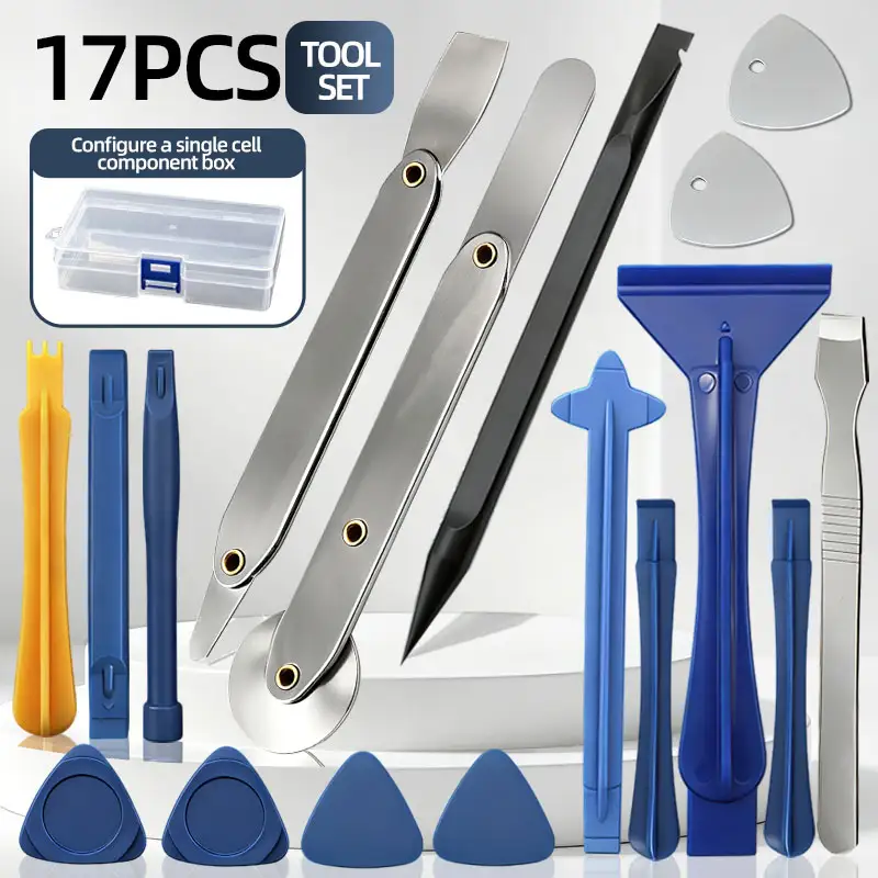 15 Piece Spudger Tool Metal Pry Tool Kit Ultra-Thin Laptop Repair Kit Prying Tools Cell Phone Repair Tools Kits High Quality image 1