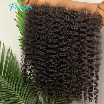 Phashion Real HD Full Long 13x6 Frontale in pizzo Solo ricciolo crespo Dritto Allentato Onda d'acqua profonda Pre pizzicato Chiusura svizzera Capelli umani