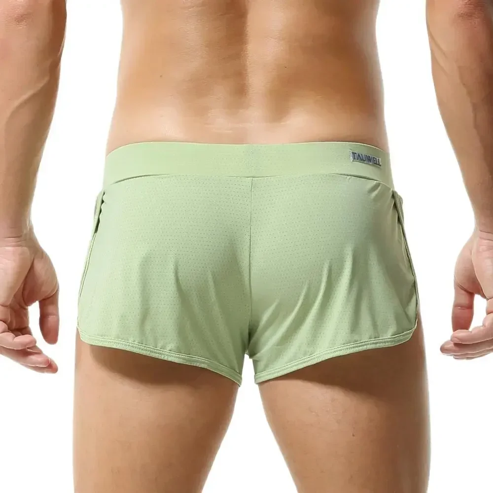 

Loose Underwear Shorts Mesh Boxer Soft Lounge Shorts Sleepwear Sleep Men's Pajamas Home Breathable Bottoms Shorts Sexy