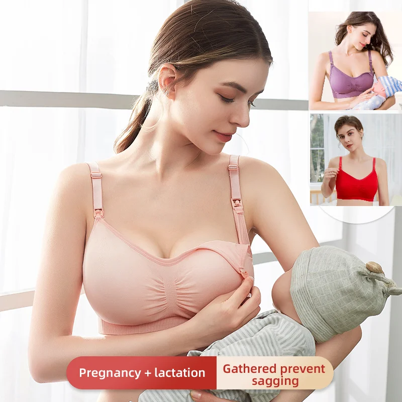 Cotton Maternity Nursing Bras Pregnant Breastfeeding Pregnancy