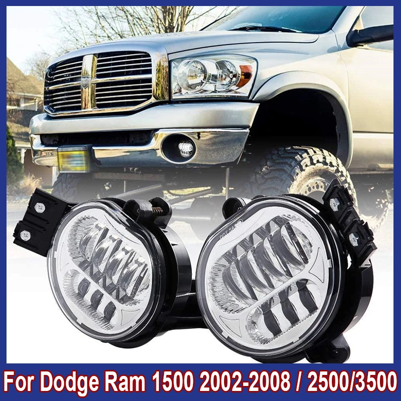 7.1'' Round Led Fog Light For Dodge Ram 1500/2500/3500 20022009