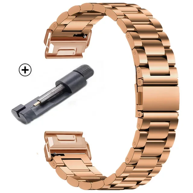 Elegant Stainless Steel Quick Fit Watch Strap, Various Sizes Available