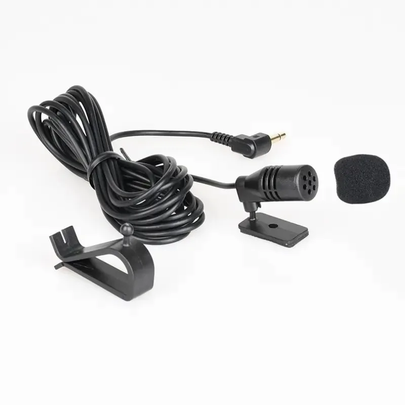 Car Audio Microphone 3.5mm Clip Jack Plug Mic Stereo Mini