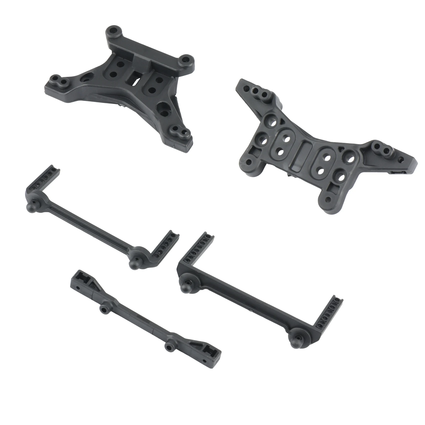 Front & Rear Shock Towers Body Posts Set for HBX 9 9A 16890 16890A SG 1601 SG 1602 RC Car Parts Accessories