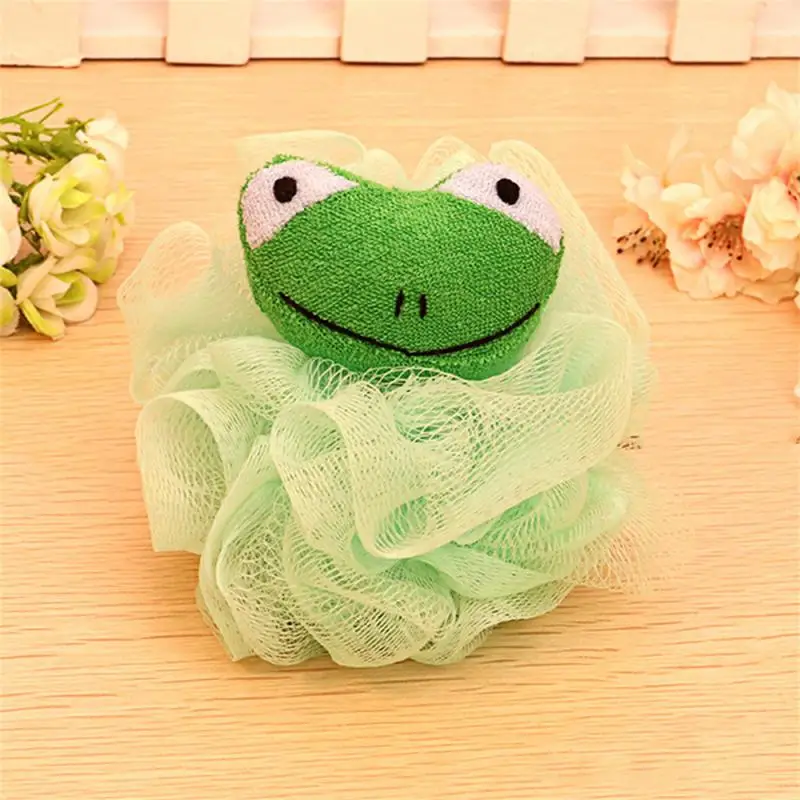 Ball-shape Infant Shower Sponge Cotton Rubbing Body Wash Towel born Baby Bath Brush Child Shower Bath Product Care