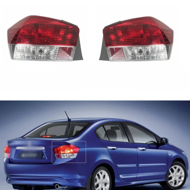 

Car Accessories For Honda City 2008 2009 2010 2011 Tail Brake Light Assembly Rear Lamp Warning Bumper Automotive Parts