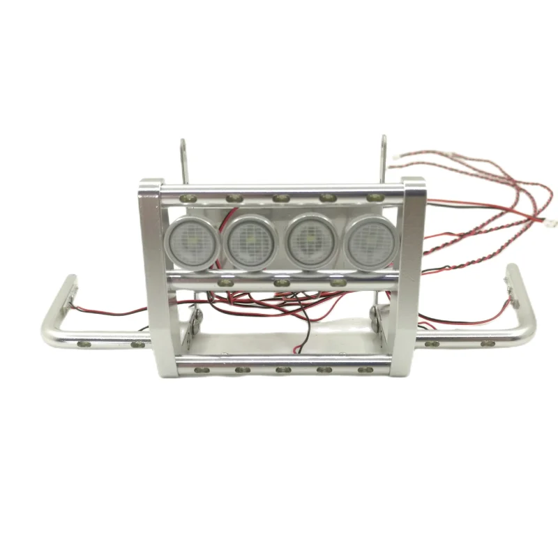 Front Bumper Light with LED Lamp for TAMIYA 1/14 Scania 620 56323 730 RC Tractor Trailer Truck Upgrade Parts 5