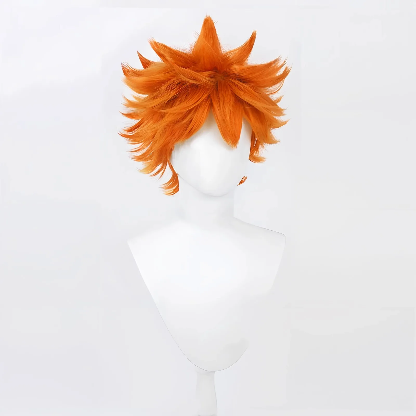 Ashely Hinata Shoyo Cosplay Wig Shoyo Hinata High Quality 30cm Short Orange Heat Resistant Synthetic Hair Anime Role Play Wig