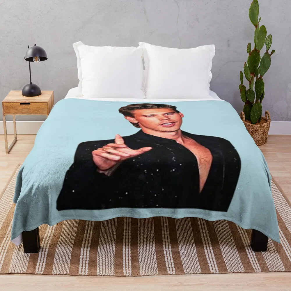 

Austin Butler 2Throw Blanket For Sofa Thin Blanket Soft Blanket