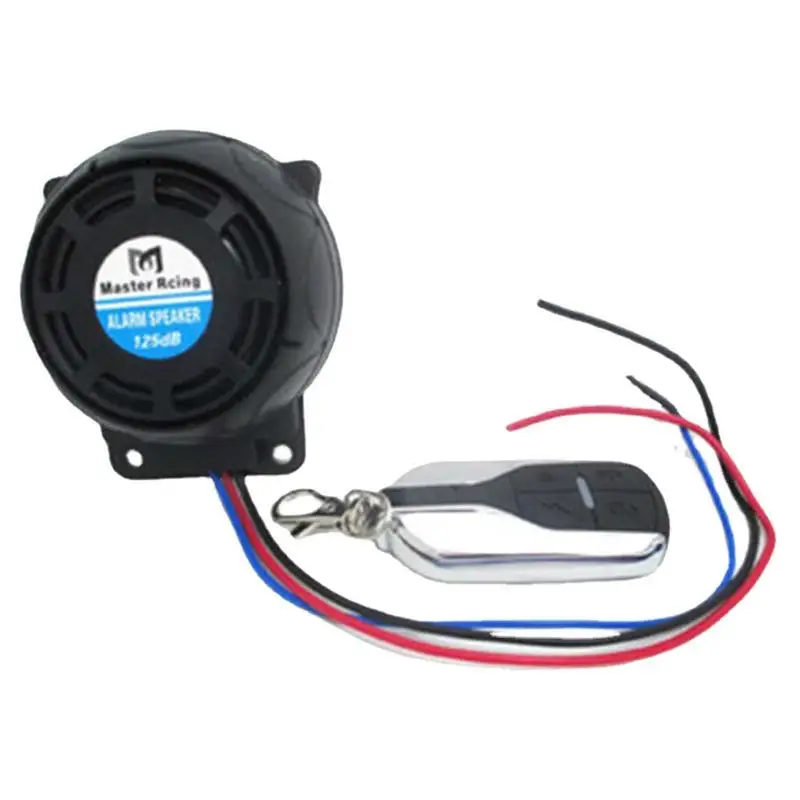 Anti Theft Cycling Alarm Waterproof Remote Control Motorcycle Anti-Theft Warner Loud Alarm With High Sensitivity Security System