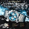 POEDAGAR Luxury Man Quartz Watch Sport Military Watch For Men Waterproof Luminous Date Chronograph Stainless Steel Men's Watches 3