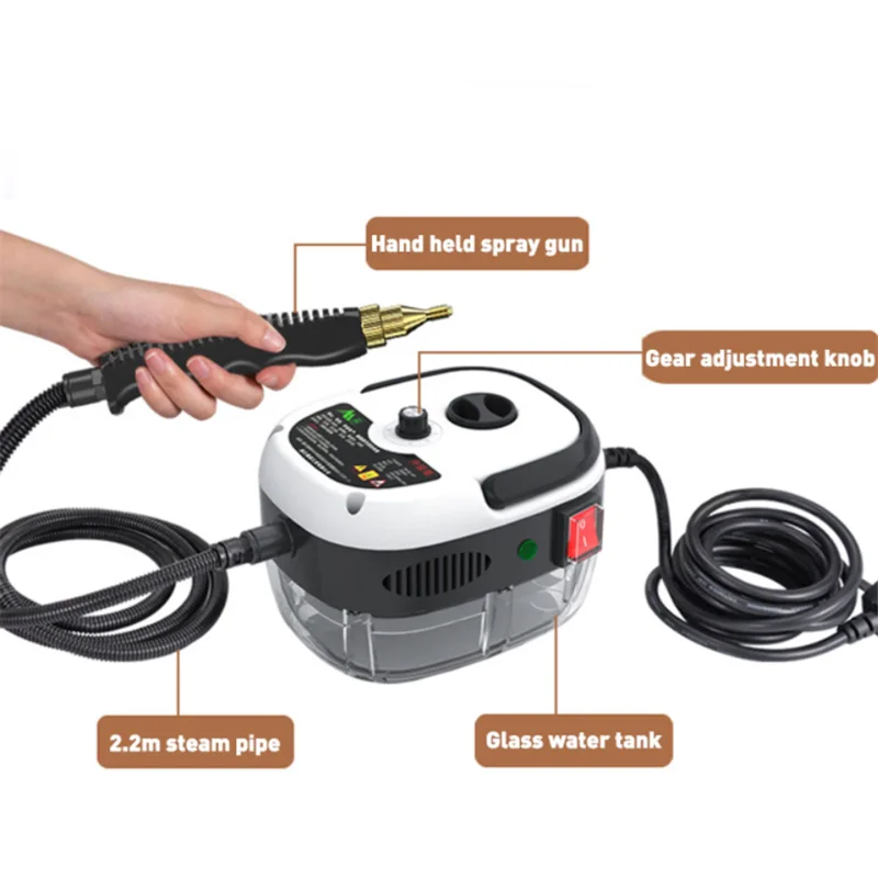 High Temperature And Pressure Steam Cleaner 2500W 110V 220V Electric Steaming Cleaner For Air Conditioner Kitchen Hood Cleaning