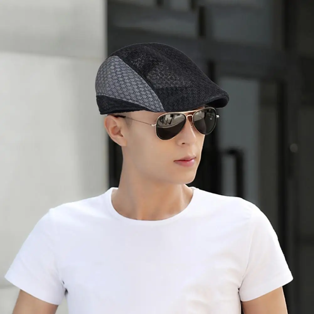 

Men Advanced Hat Vintage Men Beret Men Summer Cap Sunshade Newsboy Hat