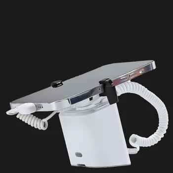 Mobile Phone Burglar Alarm System Display Stand Cellphone Security Anti Theft Holder With Clamp For Retail Phone Shop