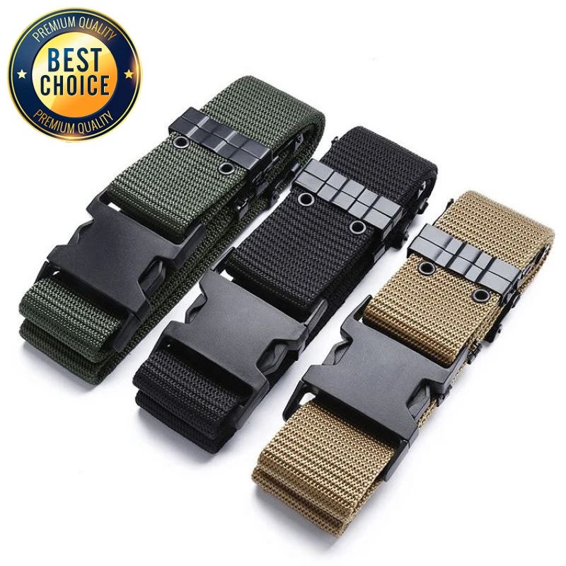 Nylon Tactical Belt for Outdoor Survival and Hunting
