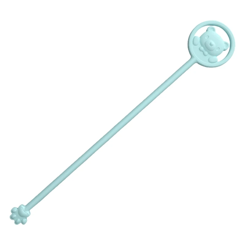 Baby Formula Mixer Cartoon Mixing with Temperature Sensing Function for Perfectly Warm Feeding Silicone Stirrer