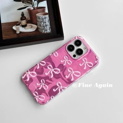 Dazzle Pearl Bowknot Riband Lustre Hard Phone Case - Realme 14 ProPlus 5G (1)