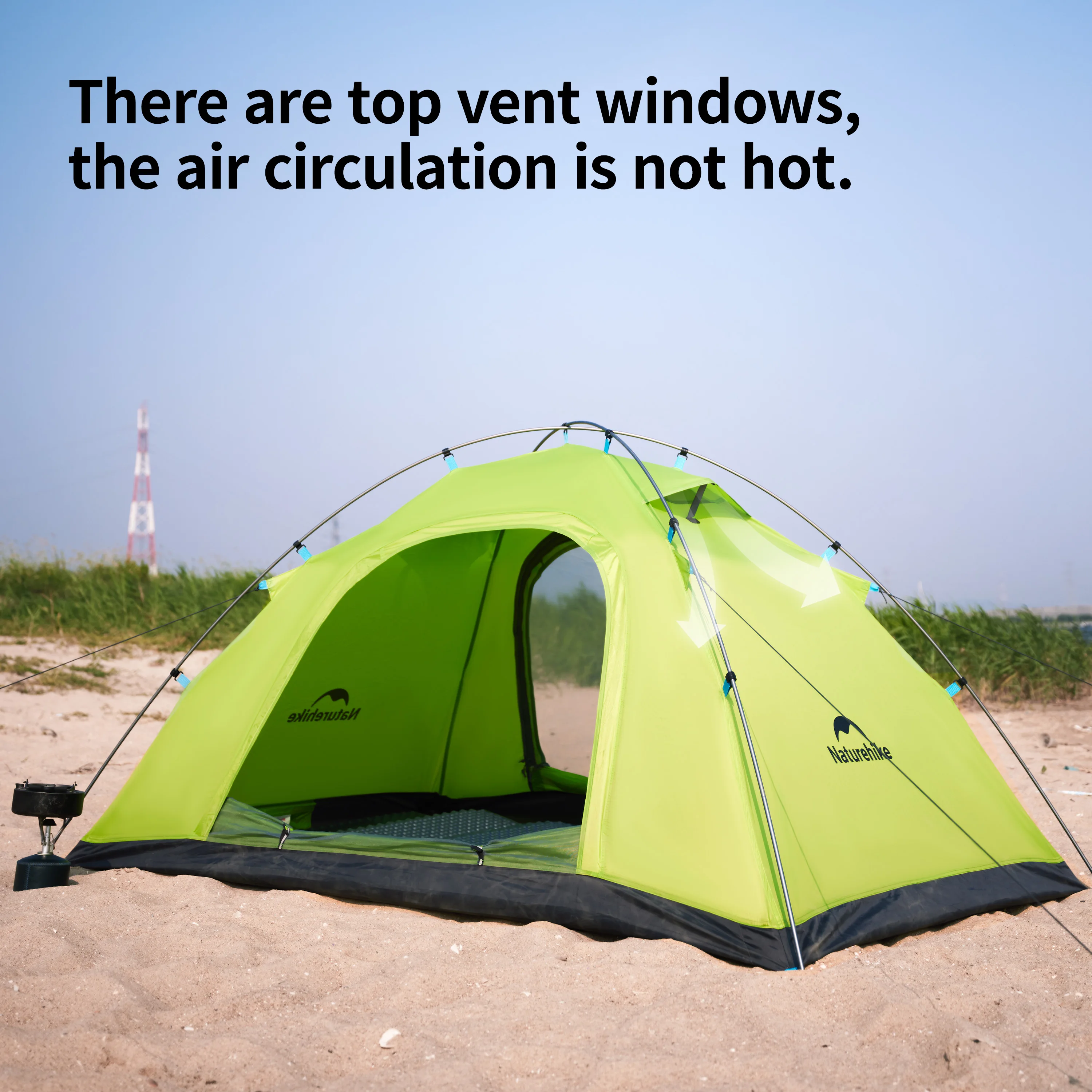 Naturehike テントLight Outdoor Travel Naturehike 2024 New Camping Tent Large Space Mosquito