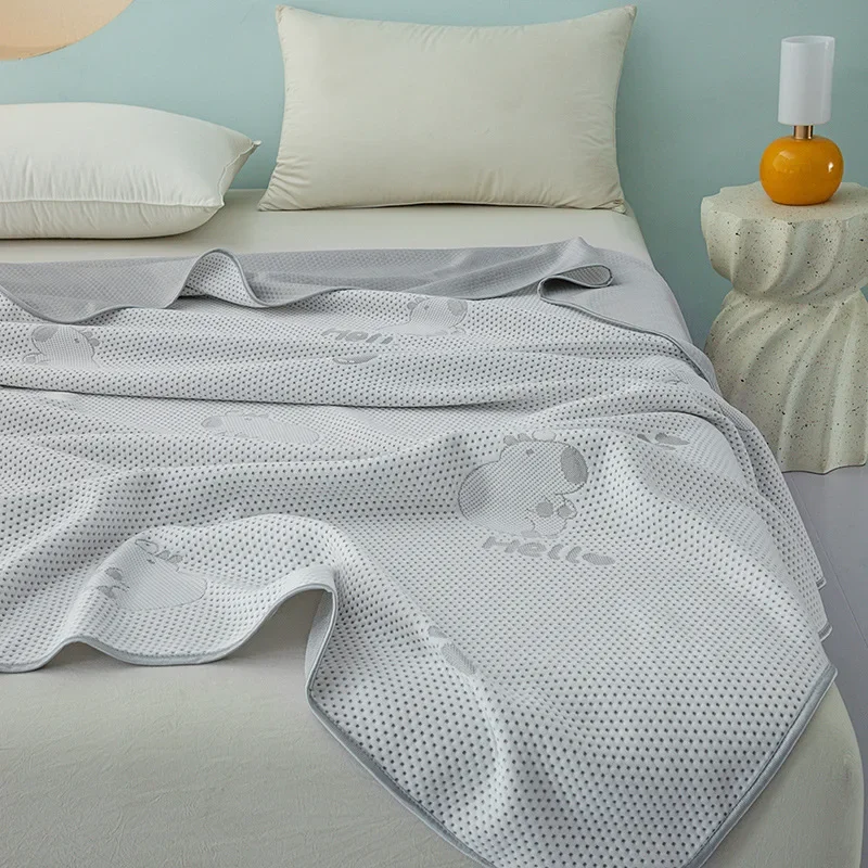 بطانية صيفية رائعة صديقة للبشرة ومريحة وخفيفة الوز...